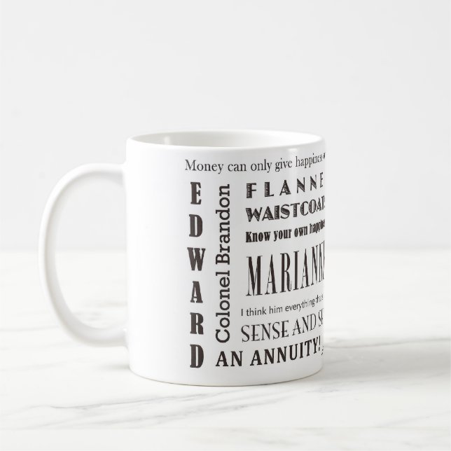 Mug Sens et sensibilité (Gauche)