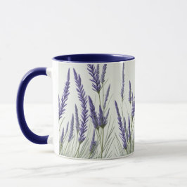 Mug Sens la lavande. Belles fleurs de lavande