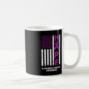 Mug Sensibilisation à la maladie d'Alzheimer pourpre D