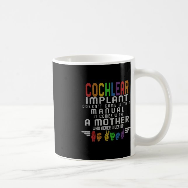 Mug Sensibilisation à la perte auditive Mère Implant c (Droite)