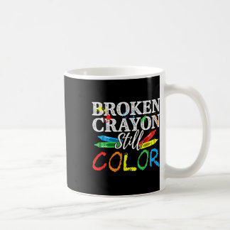 Mug Sensibilisation à la santé mentale Crayons brisés 