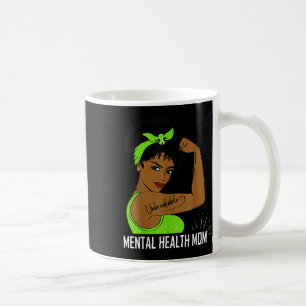 Mug Sensibilisation à la santé mentale Forte maman Afr
