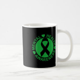Mug Sensibilisation à la santé mentale Ribbon vert