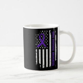 Mug Sensibilisation à la surdose de drogue Drapeau amé