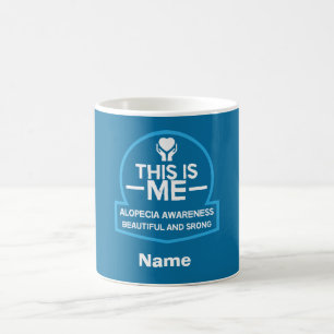 Mug sensibilisation à l'alopécie Cadeaux de soutien Ca