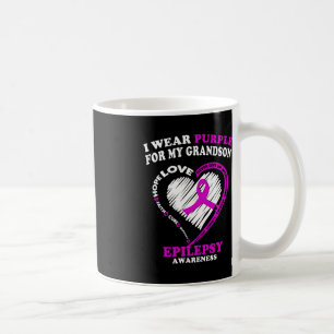 Mug Sensibilisation à l'épilepsie - Je porte le violet