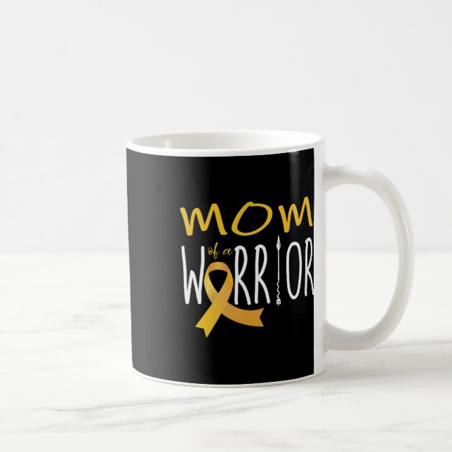 Mug Sensibilisation au cancer de l'enfance maman d'un  (Droite)
