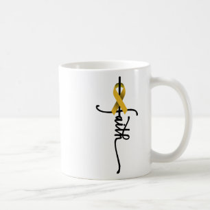 Mug Sensibilisation au cancer de l'enfant Foi Cancer d