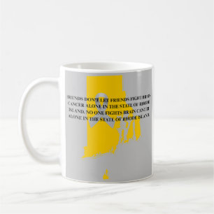 Mug Sensibilisation au cancer du cerveau dans l'Île de