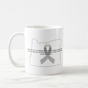 Mug Sensibilisation au cancer du cerveau en Oregon