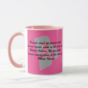 Mug Sensibilisation au cancer du sein dans l'île de Rh