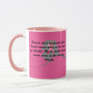 Mug Sensibilisation au cancer du sein en Alaska