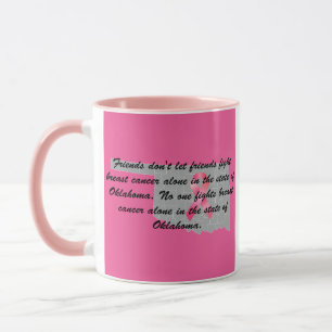 Mug Sensibilisation au cancer du sein en Oklahoma