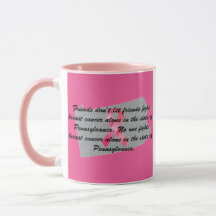 Mug Sensibilisation au cancer du sein en Pennsylvanie