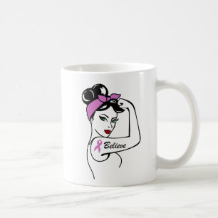 Mug Sensibilisation au cancer du sein Penser Pink Ribb