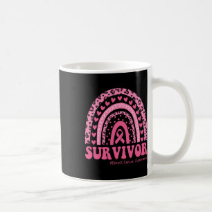 Mug Sensibilisation au cancer Pink Arc-en-ciel Cancer 