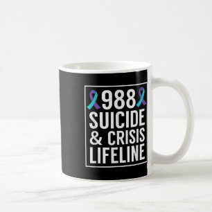Mug Sensibilisation au suicide - 988 Chemise - Prévent