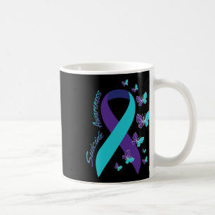 Mug Sensibilisation au suicide par papillon à ruban Sa