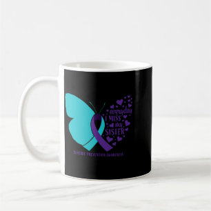 Mug Sensibilisation au suicide Sœur Mémoire aimante Su