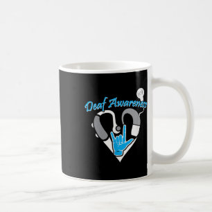 Mug Sensibilisation des sourds Aide auditive Asl Cochl