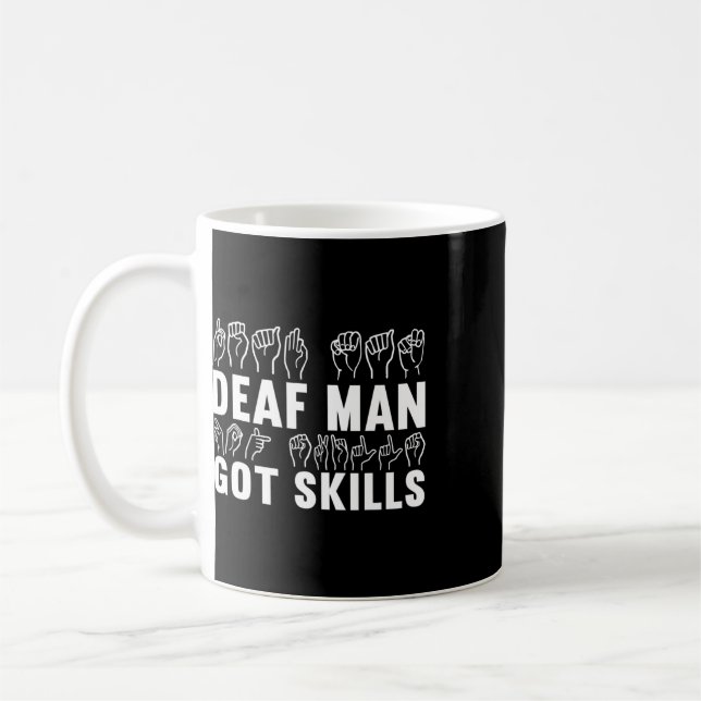Mug Sensibilisation des sourds Langue des signes améri (Gauche)