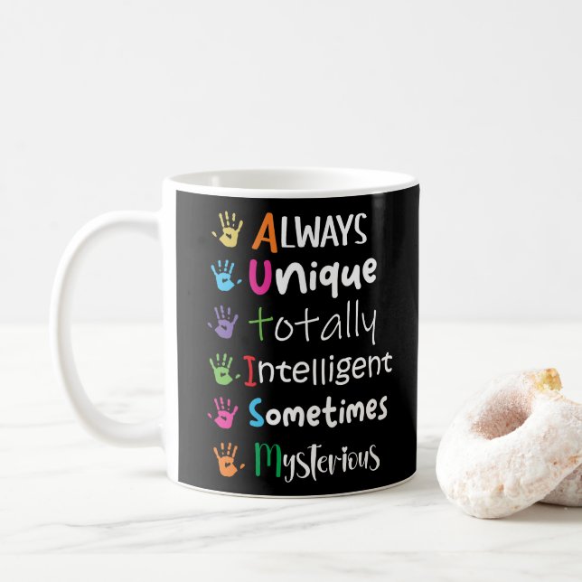 Mug Sensibilisation sur l'autisme (Avec donut)