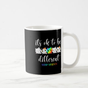 Mug Sensibilisation sur l'autisme Cat Son Ok D'Être Di