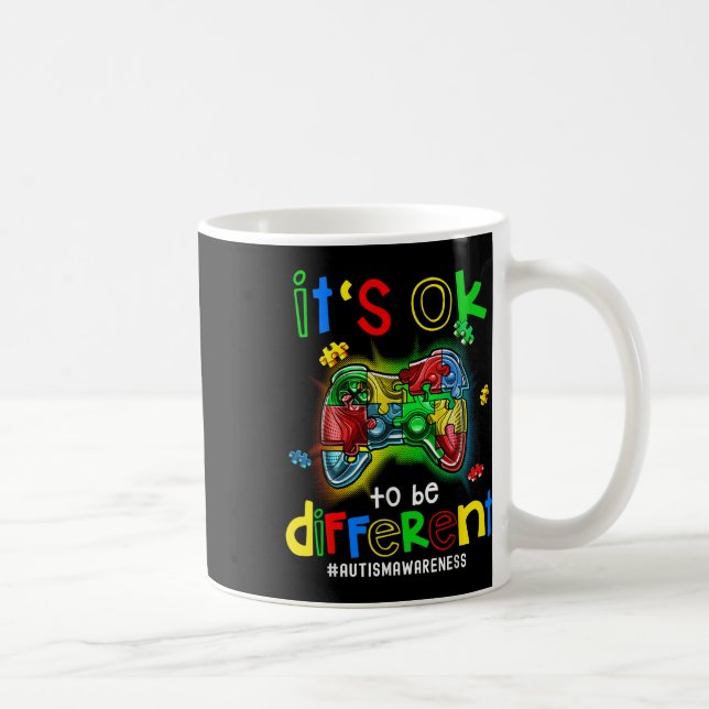 Mug Sensibilisation sur l'autisme C'Est Ok D'Être Diff (Droite)
