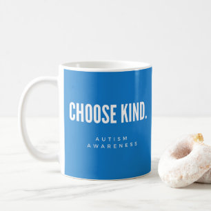 Mug sensibilisation sur l'autisme. choisissez gentimen