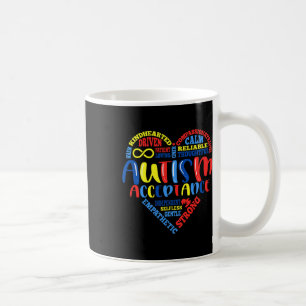 Mug Sensibilisation sur l'autisme d'acceptation Mois d