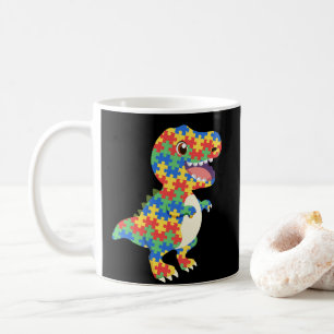 Mug Sensibilisation sur l'autisme Dinosaures
