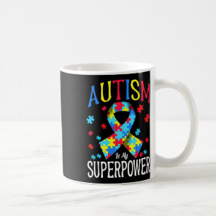 Mug Sensibilisation sur l'autisme Est Ma Superpuissanc