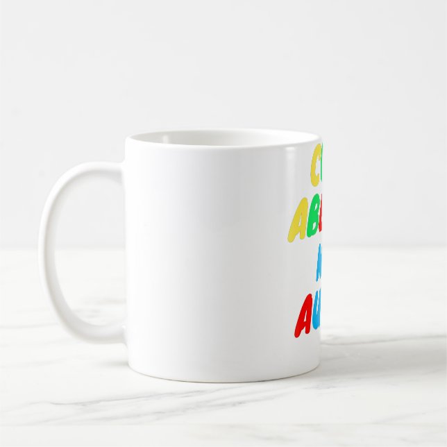 Mug sensibilisation sur l'autisme mondiale Mois Cure A (Gauche)