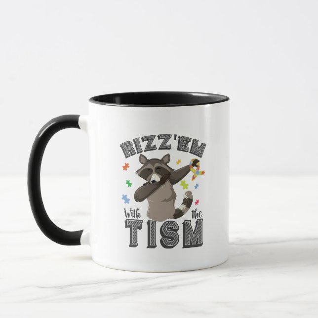 Mug Sensibilisation sur l'autisme Rizz'em avec le Tism (Gauche)