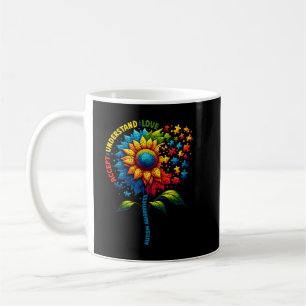 Mug Sensibilisation sur l'autisme tournesol