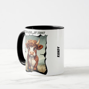 Mug Sentez-vous Moody Today Vache Highland