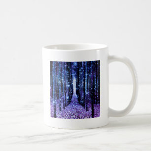 Mug Sentier magique de la forêt violet bleu