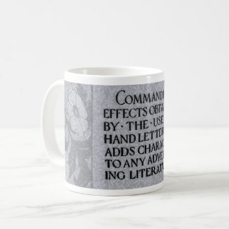 Mug SENTIMENT À LA MAIN DES ANNÉES 1930 vintage