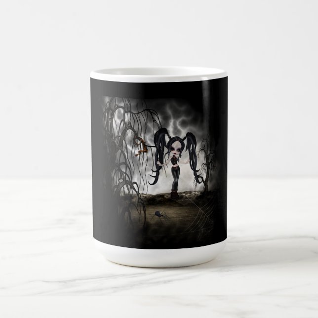 Mug Sepia Goth Girl Vignette (Centre)