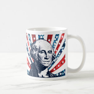 Mug séquin george washington