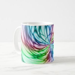 Mug Serendipité Multicolor Fractal Art