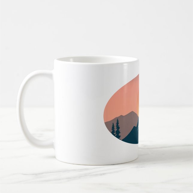 Mug Serene Mountain Sunset  (Gauche)