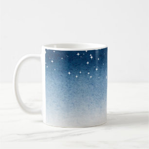 Mug Sérénité Dégradé Bleu Étoilé