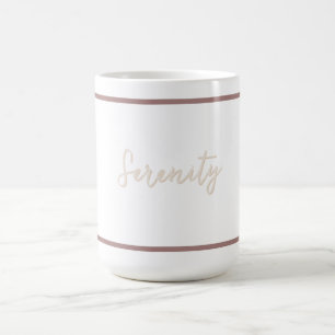 Mug Sérénité Minimaliste Atténuée