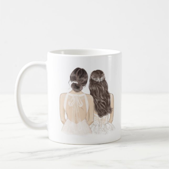 Mug Serez-vous ma bonne d'honneur meilleure amie muett (Gauche)