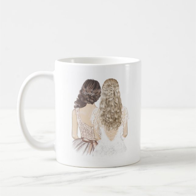 Mug Serez-vous ma bonne d'honneur meilleure amie muett (Gauche)
