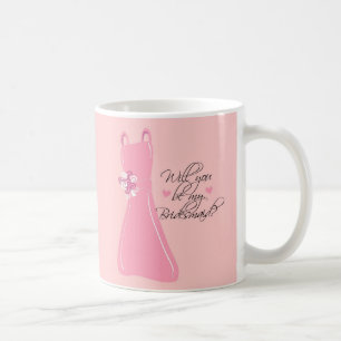 Mug "Serez-vous ma demoiselle d'honneur ? "