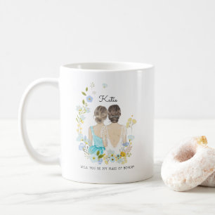 Mug Serez-vous ma demoiselle d'honneur Proposition C