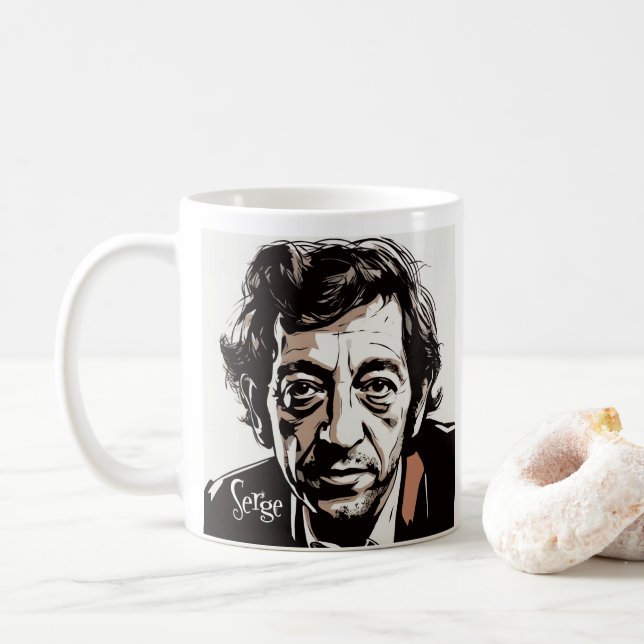 Mug Serge Gainsbourg (Avec donut)