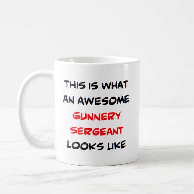Mug sergent, génial (Gauche)